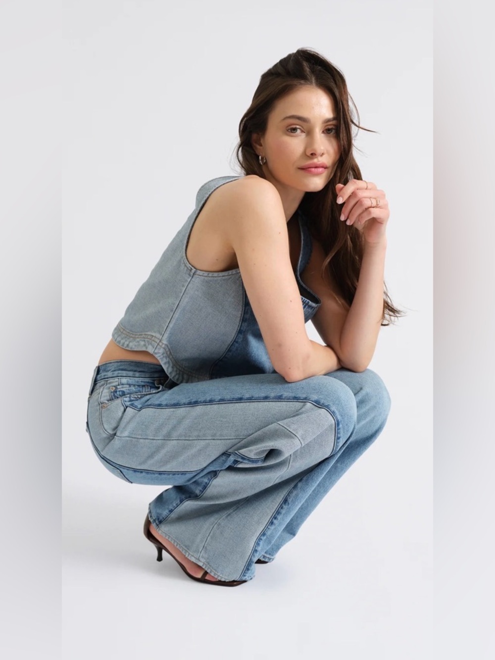 DAZE THE WANDERER MID RISE PALAZZO IN COAST - size 27